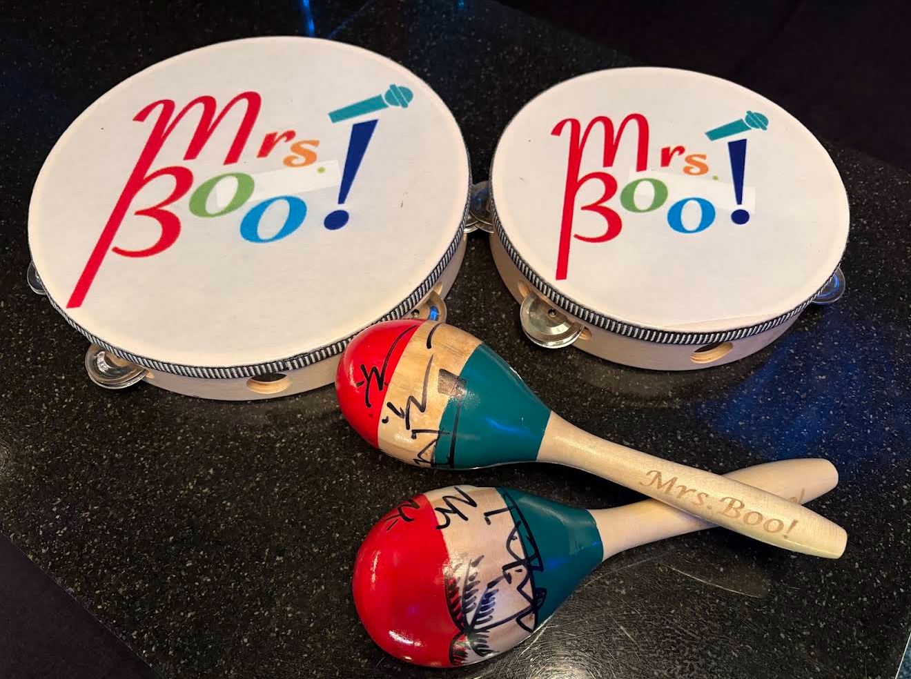 Mrs.Boo! のタンバリンとマラカス